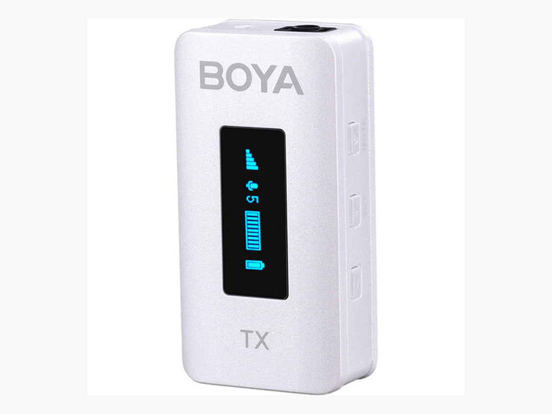 BOYA BY-XM6-K2W Dual Wireless Lavalier Microphone System (White) - 2 Transmitters for DSLR, Camcorders, Smartphones BOYA BY-XM6-K2W Dual Wireless Lavalier Microphone System (White) - 2 Transmitters for DSLR, Camcorders, Smartphones